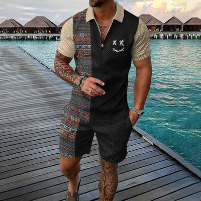 Ensemble polo et short Emil | Voyageur dans le temps