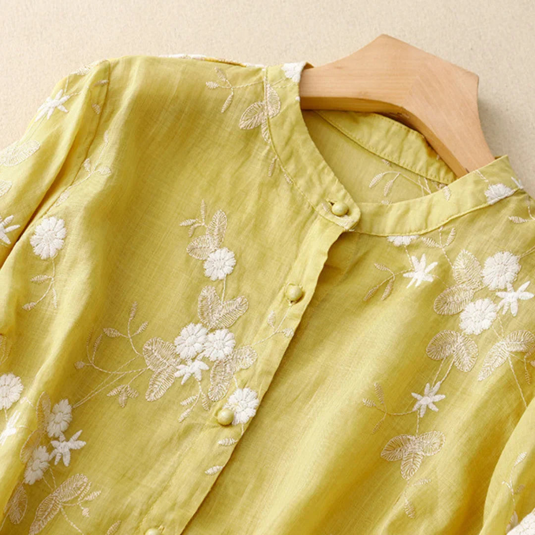 Laurienne | Blouse brodée