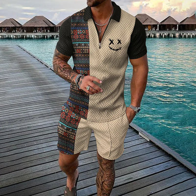Ensemble polo et short Emil | Voyageur dans le temps