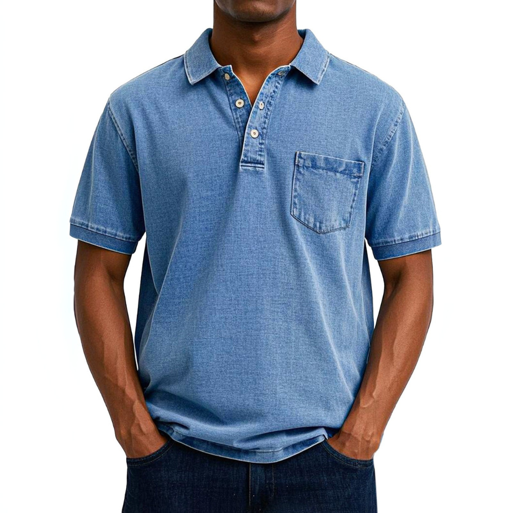 Maxime  | Chemise Polo Vintage Décontractée