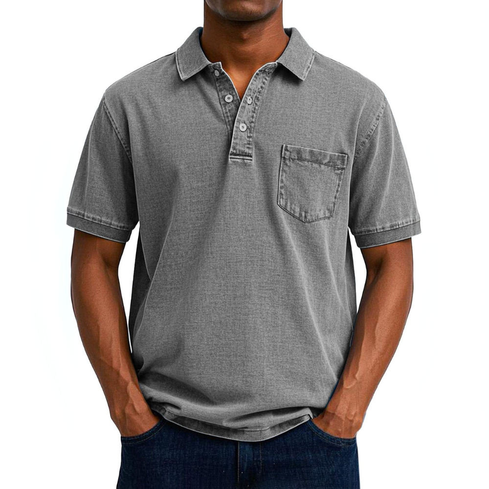 Maxime  | Chemise Polo Vintage Décontractée
