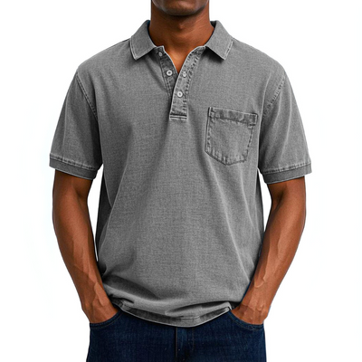 Maxime  | Chemise Polo Vintage Décontractée