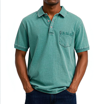 Maxime  | Chemise Polo Vintage Décontractée