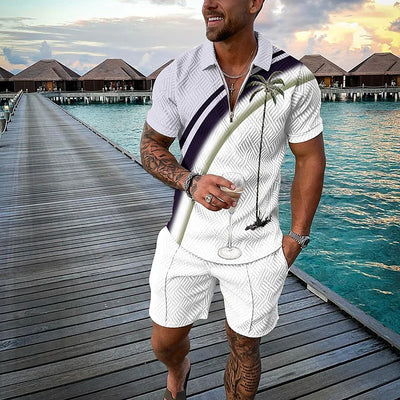 MAX | ENSEMBLE PULLOVER ET SHORTS TROPICANA