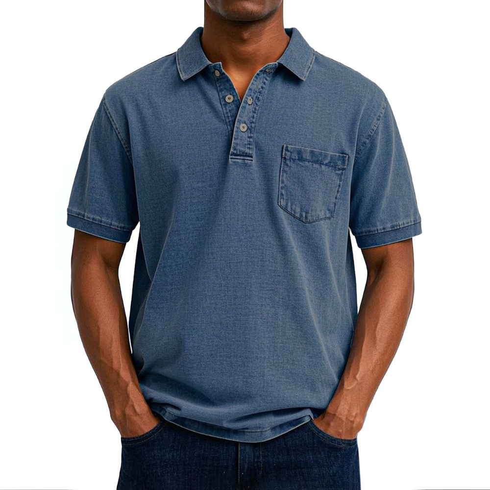 Maxime  | Chemise Polo Vintage Décontractée