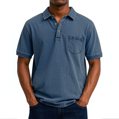 Maxime  | Chemise Polo Vintage Décontractée