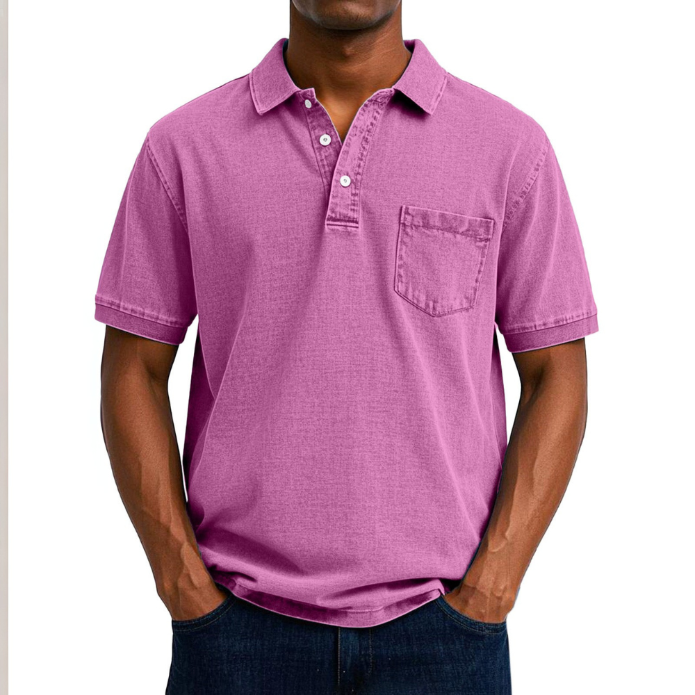 Maxime  | Chemise Polo Vintage Décontractée