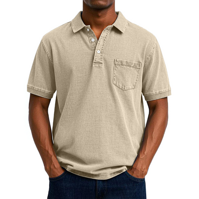 Maxime  | Chemise Polo Vintage Décontractée