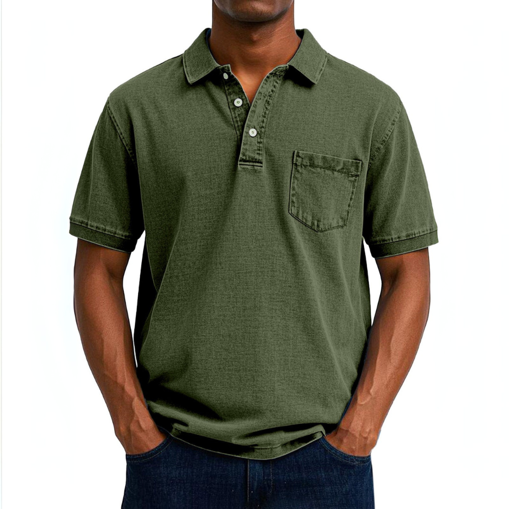 Maxime  | Chemise Polo Vintage Décontractée