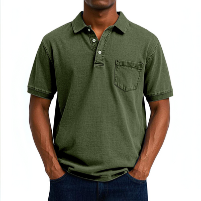 Maxime  | Chemise Polo Vintage Décontractée