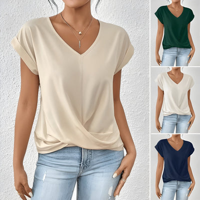 Faina | Chemise élégante à col en V