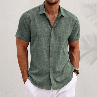 GUNTHER | Chemise en lin classique