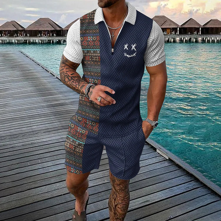 Ensemble polo et short Emil | Voyageur dans le temps