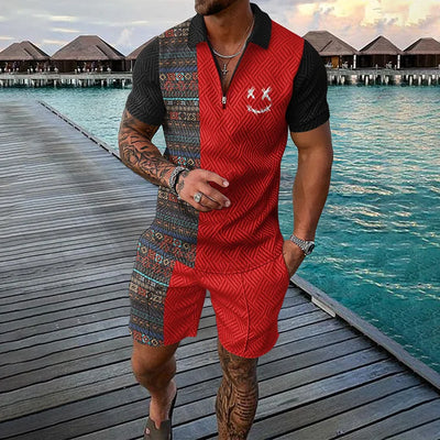 Ensemble polo et short Emil | Voyageur dans le temps