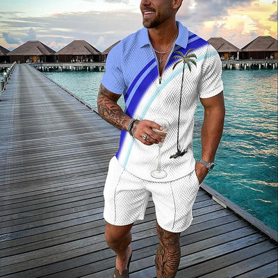 MAX | ENSEMBLE PULLOVER ET SHORTS TROPICANA