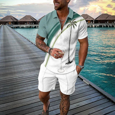 MAX | ENSEMBLE PULLOVER ET SHORTS TROPICANA